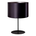 Duolla - Laualamp CANNES 1xE14/15W/230V d. 20 cm must/hõbedane