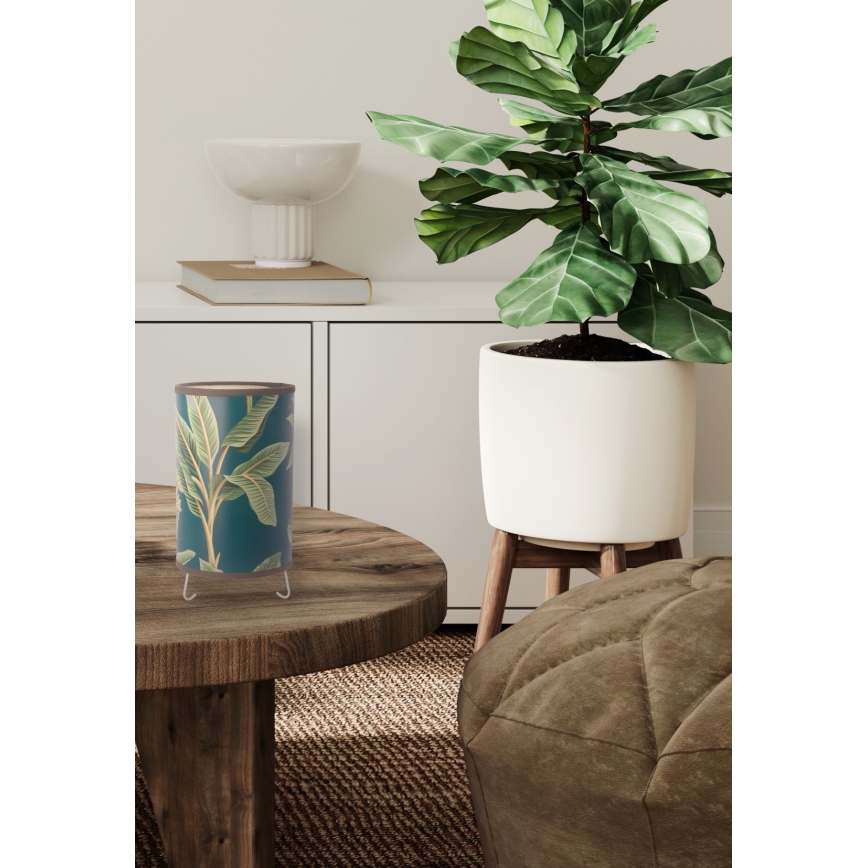 Duolla - Laualamp GOLD LEAVES 1xE14/15W/230V d. 12,5 cm