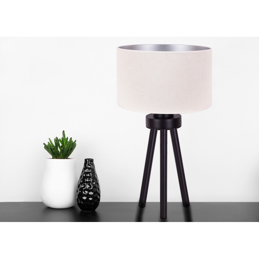 Duolla - Laualamp LYON 1xE27/15W/230V d. 30 cm kreemikas