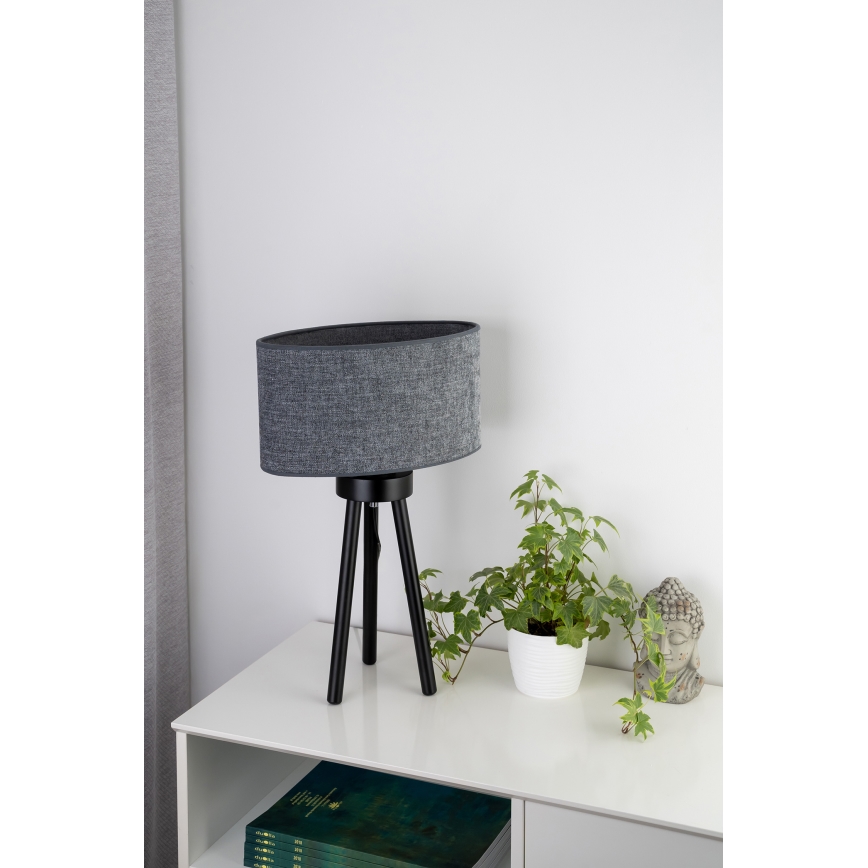 Duolla - Laualamp OVAL 1xE27/15W/230V d. 30 cm hall