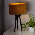 Duolla - Laualamp OVAL 1xE27/15W/230V d. 30 cm pruun