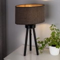 Duolla - Laualamp OVAL 1xE27/15W/230V d. 30 cm pruun