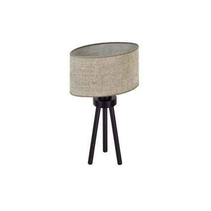 Duolla - Laualamp OVAL 1xE27/15W/230V d. 30 cm pruun