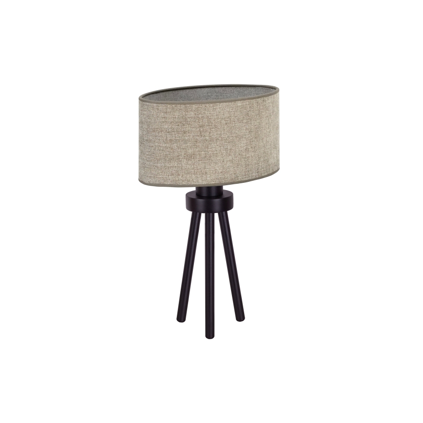 Duolla - Laualamp OVAL 1xE27/15W/230V d. 30 cm pruun
