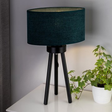 Duolla - Laualamp OVAL 1xE27/15W/230V d. 30 cm roheline