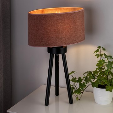 Duolla - Laualamp OVAL 1xE27/15W/230V d. 30 cm roosa