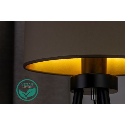 Duolla - Laualamp OVAL VEGAN 1xE27/15W/230V d. 30 cm beež