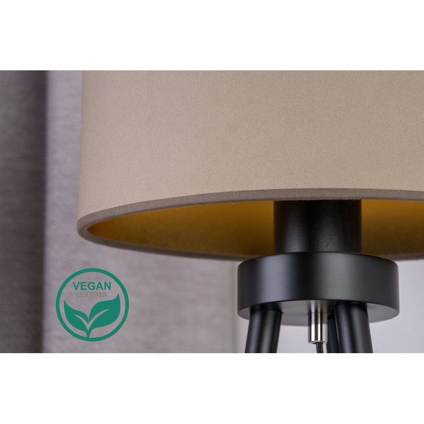 Duolla - Laualamp OVAL VEGAN 1xE27/15W/230V d. 30 cm beež