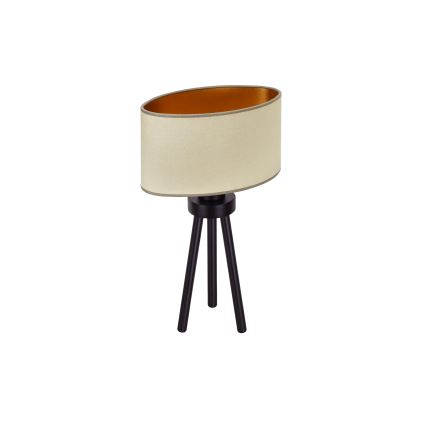 Duolla - Laualamp OVAL VEGAN 1xE27/15W/230V d. 30 cm beež