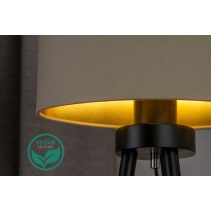 Duolla - Laualamp OVAL VEGAN 1xE27/15W/230V d. 30 cm kreemikas