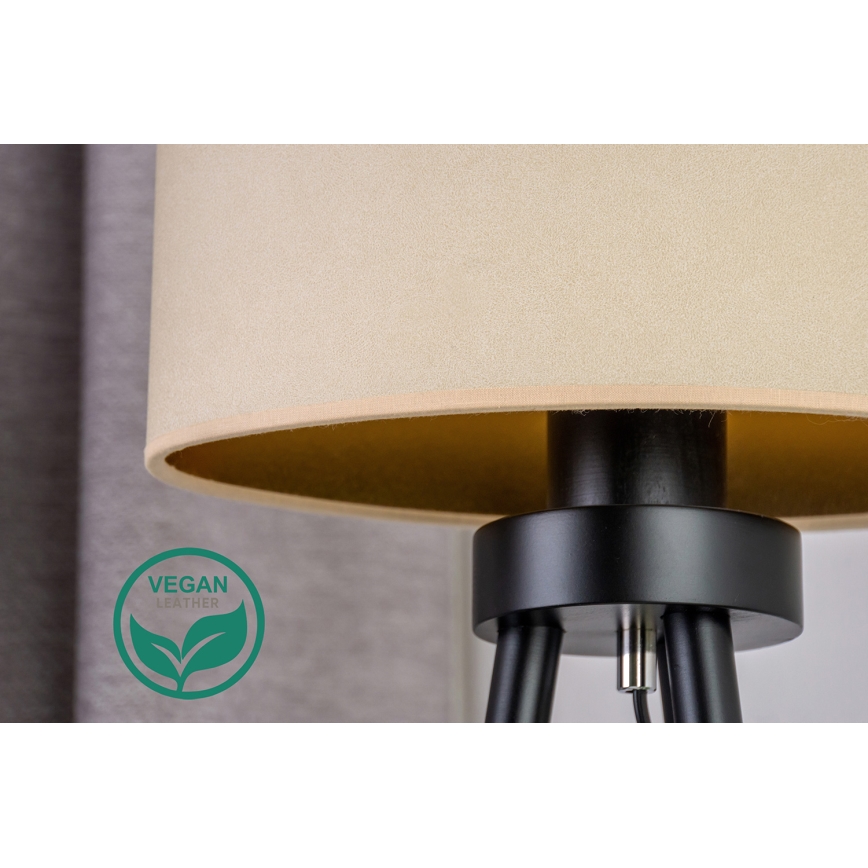 Duolla - Laualamp OVAL VEGAN 1xE27/15W/230V d. 30 cm kreemikas