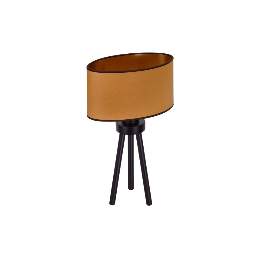 Duolla - Laualamp OVAL VEGAN 1xE27/15W/230V d. 30 cm pruun