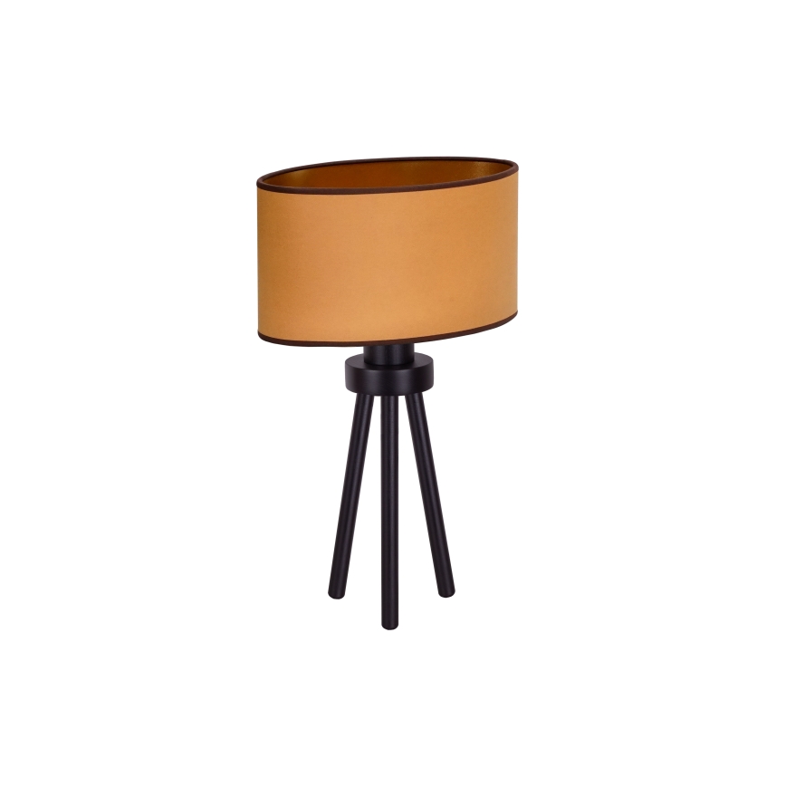 Duolla - Laualamp OVAL VEGAN 1xE27/15W/230V d. 30 cm pruun