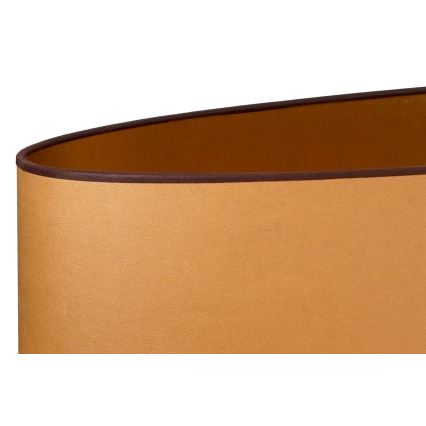 Duolla - Laualamp OVAL VEGAN 1xE27/15W/230V d. 30 cm pruun