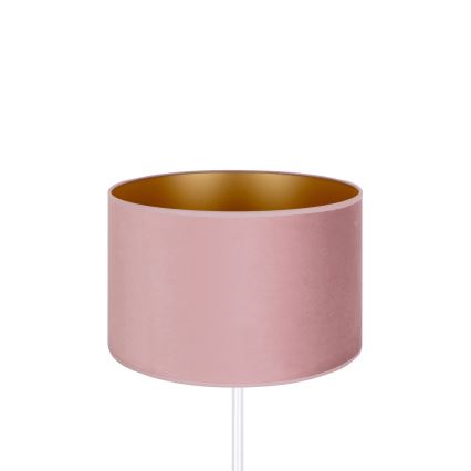 Duolla - Laualamp ROLLER 1xE14/15W/230V d. 20 cm roosa/kuldne