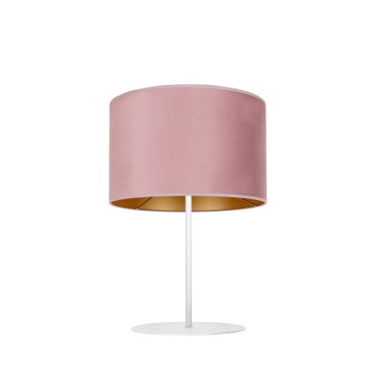 Duolla - Laualamp ROLLER 1xE14/15W/230V d. 20 cm roosa/kuldne