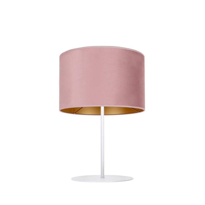 Duolla - Laualamp ROLLER 1xE14/15W/230V d. 20 cm roosa/kuldne