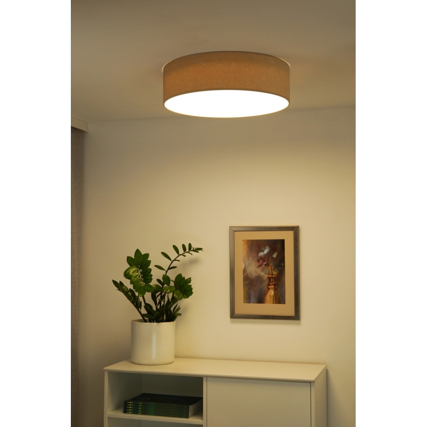 Duolla - LED Laevalgusti CORTINA LED/26W/230V d. 30 cm 4000K beež