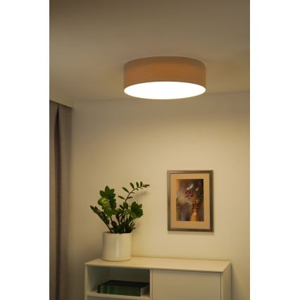 Duolla - LED Laevalgusti CORTINA LED/26W/230V d. 30 cm 4000K beež