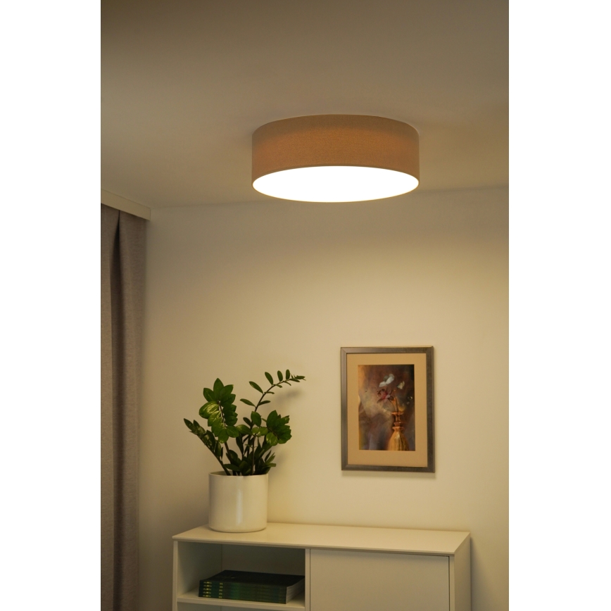 Duolla - LED Laevalgusti CORTINA LED/26W/230V d. 30 cm 4000K beež
