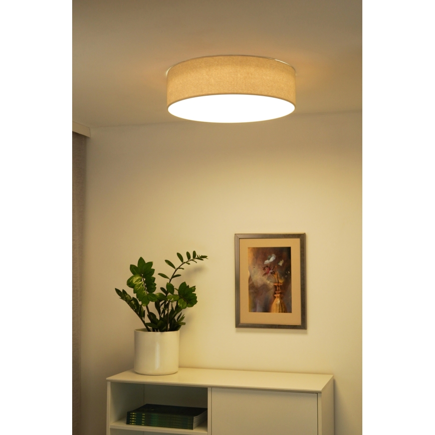Duolla - LED Laevalgusti CORTINA LED/26W/230V d. 30 cm 4000K kreemikas
