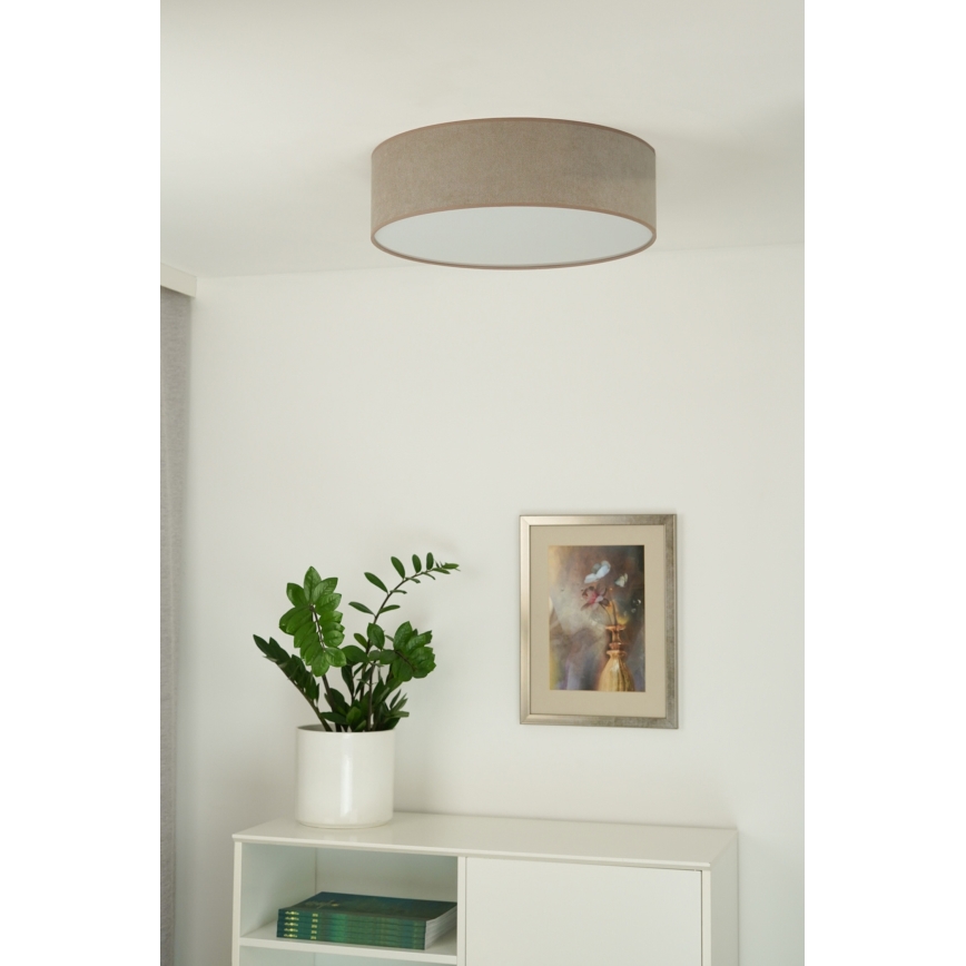 Duolla - LED Laevalgusti CORTINA LED/26W/230V d. 45 cm 4000K pruun