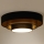 Duolla - LED Laevalgusti LUNETA LED/26W/230V d. 60 cm 4000K must/kuldne