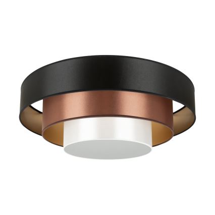 Duolla - LED Laevalgusti LUNETA LED/26W/230V d. 60 cm 4000K must/vask/valge