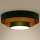 Duolla - LED Laevalgusti LUNETA LED/26W/230V d. 60 cm 4000K roheline/kuldne
