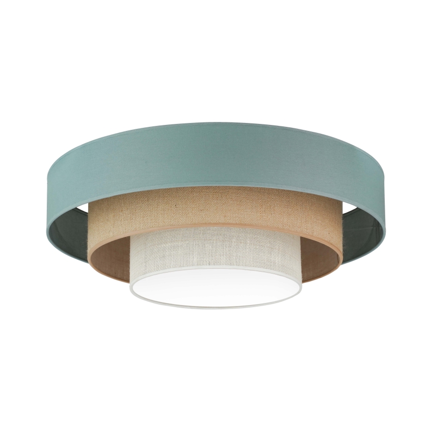 Duolla - LED Laevalgusti LUNETA LED/26W/230V d. 60 cm 4000K türkiis/beež/kreemikas