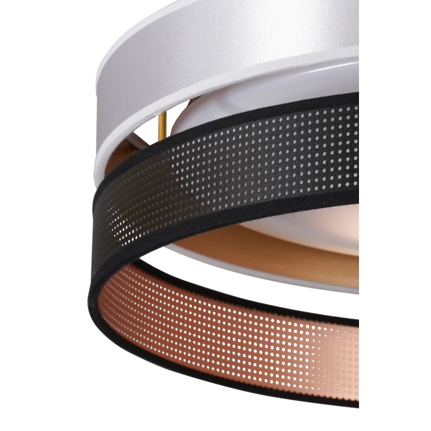 Duolla - LED Laevalgusti ROLLER DUO SHINY LED/24W/230V d. 45 cm hõbedane/must