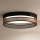 Duolla - LED Laevalgusti ROLLER DUO SHINY LED/24W/230V d. 45 cm must/vask