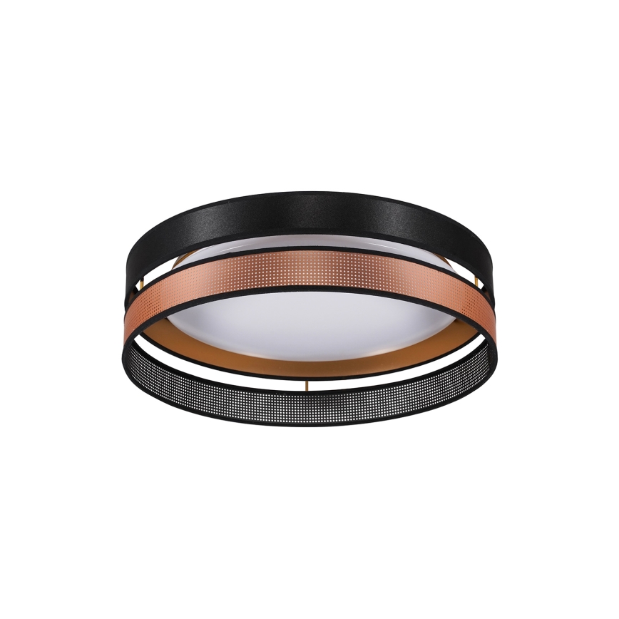 Duolla - LED Laevalgusti ROLLER DUO SHINY LED/24W/230V d. 45 cm must/vask