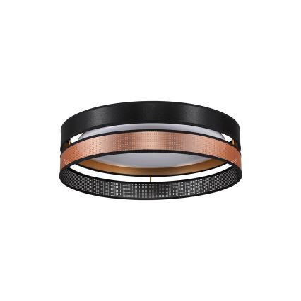 Duolla - LED Laevalgusti ROLLER DUO SHINY LED/24W/230V d. 45 cm must/vask