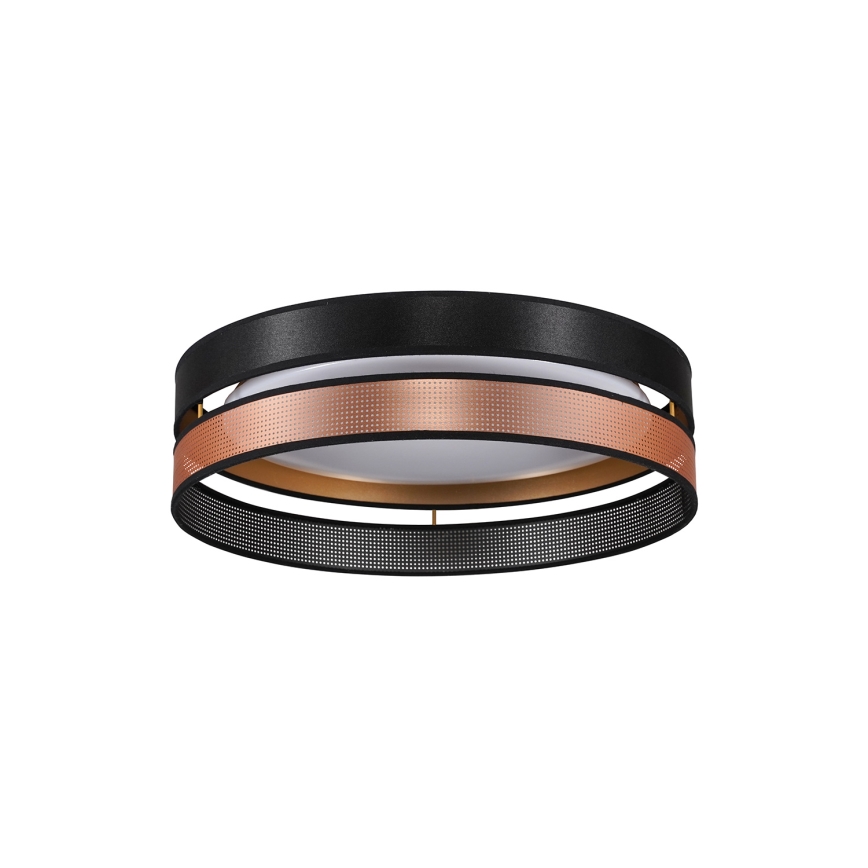 Duolla - LED Laevalgusti ROLLER DUO SHINY LED/24W/230V d. 45 cm must/vask