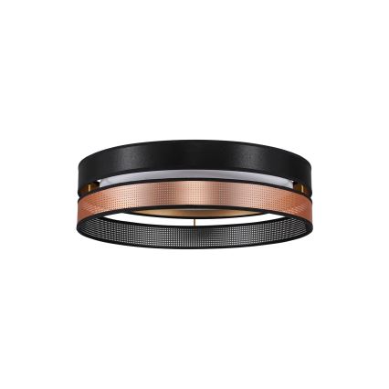 Duolla - LED Laevalgusti ROLLER DUO SHINY LED/24W/230V d. 45 cm must/vask