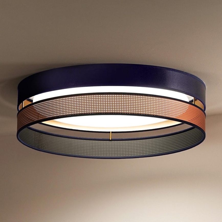 Duolla - LED Laevalgusti ROLLER DUO SHINY LED/24W/230V d. 45 cm sinine/vask