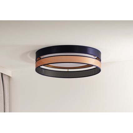 Duolla - LED Laevalgusti ROLLER DUO SHINY LED/24W/230V d. 45 cm sinine/vask