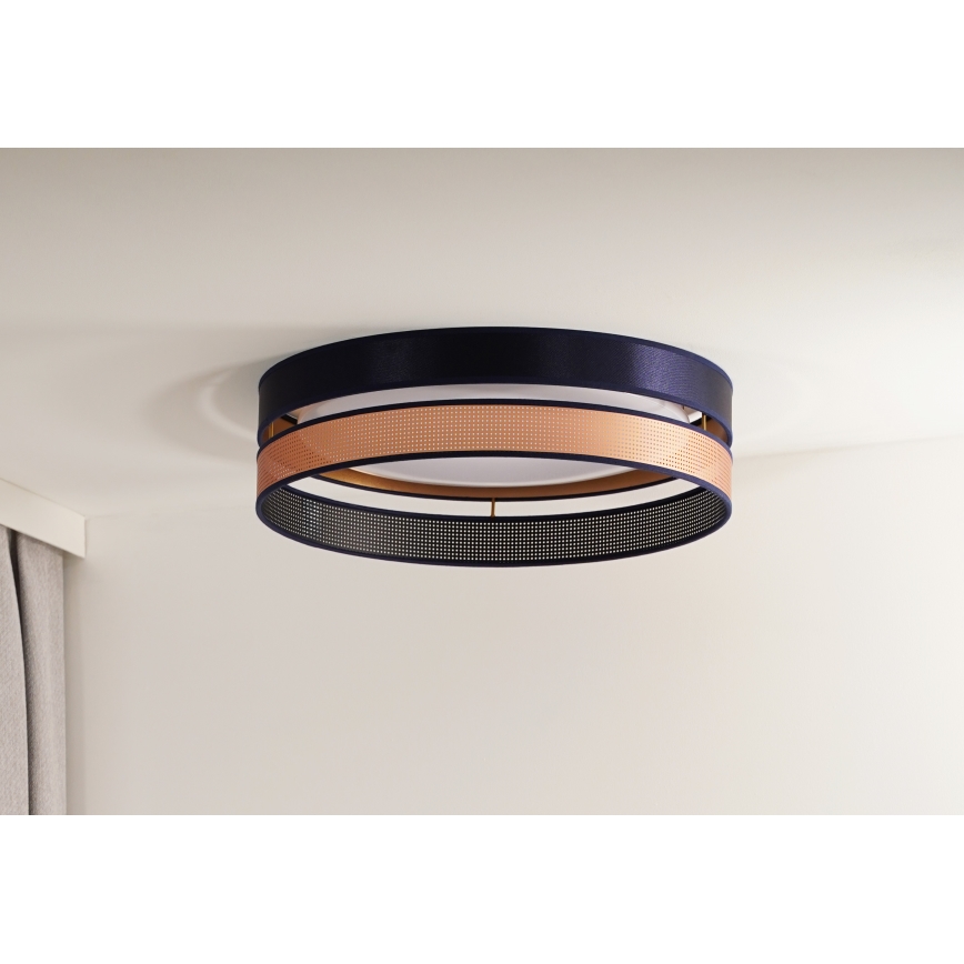 Duolla - LED Laevalgusti ROLLER DUO SHINY LED/24W/230V d. 45 cm sinine/vask