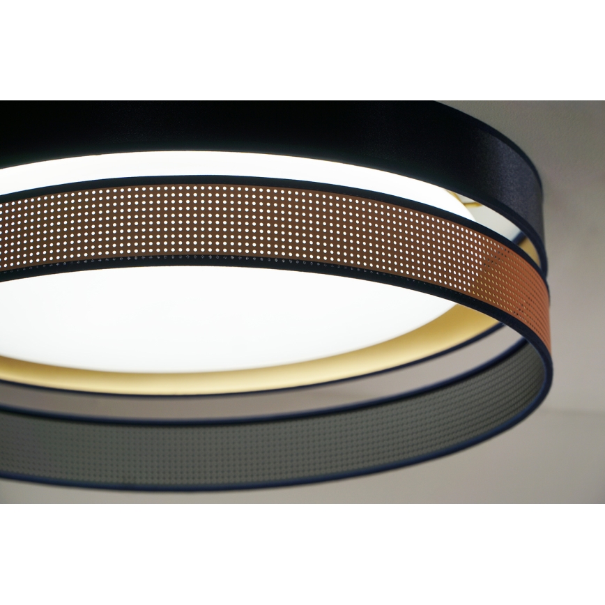 Duolla - LED Laevalgusti ROLLER DUO SHINY LED/24W/230V d. 45 cm sinine/vask