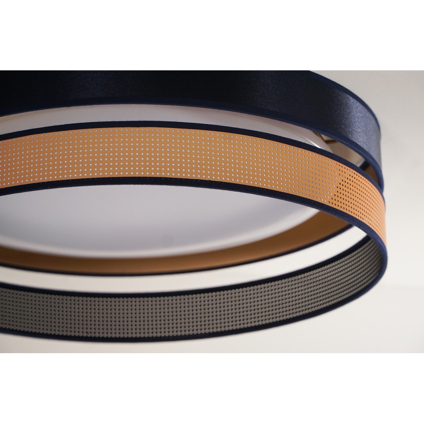 Duolla - LED Laevalgusti ROLLER DUO SHINY LED/24W/230V d. 45 cm sinine/vask