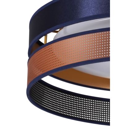 Duolla - LED Laevalgusti ROLLER DUO SHINY LED/24W/230V d. 45 cm sinine/vask