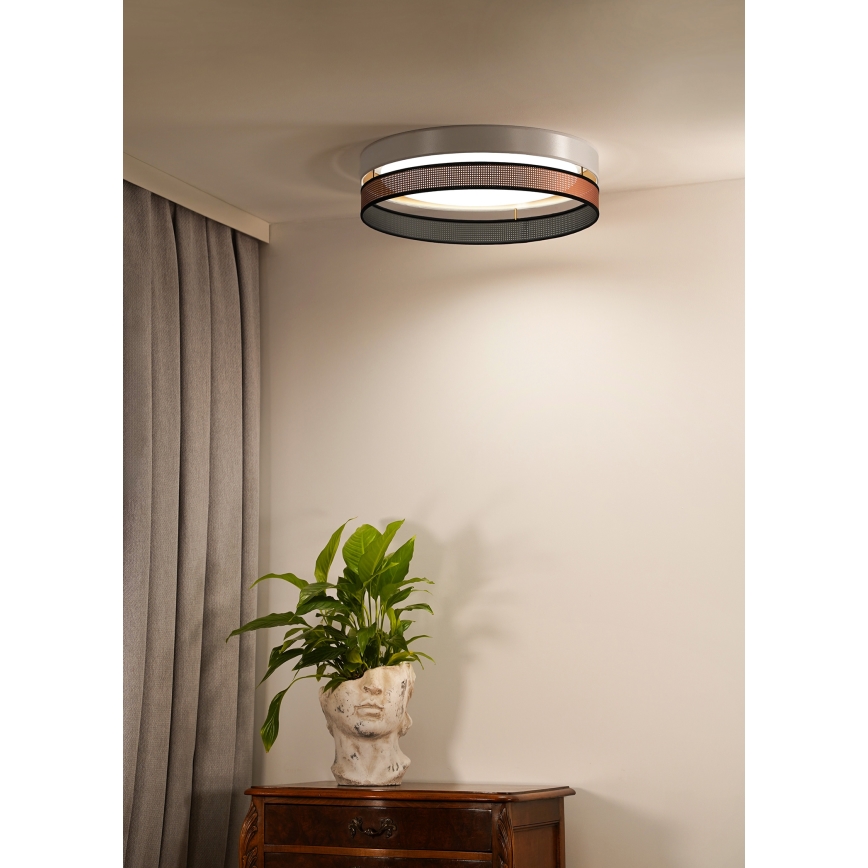 Duolla - LED Laevalgusti ROLLER DUO SHINY LED/24W/230V d. 45 cm valge/vask