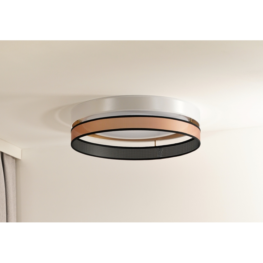 Duolla - LED Laevalgusti ROLLER DUO SHINY LED/24W/230V d. 45 cm valge/vask
