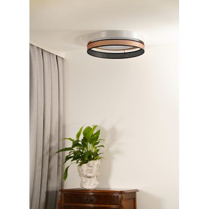 Duolla - LED Laevalgusti ROLLER DUO SHINY LED/24W/230V d. 45 cm valge/vask