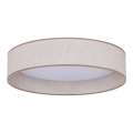 Duolla - LED Laevalgusti ROLLER LED/24W/230V d. 45 cm beež