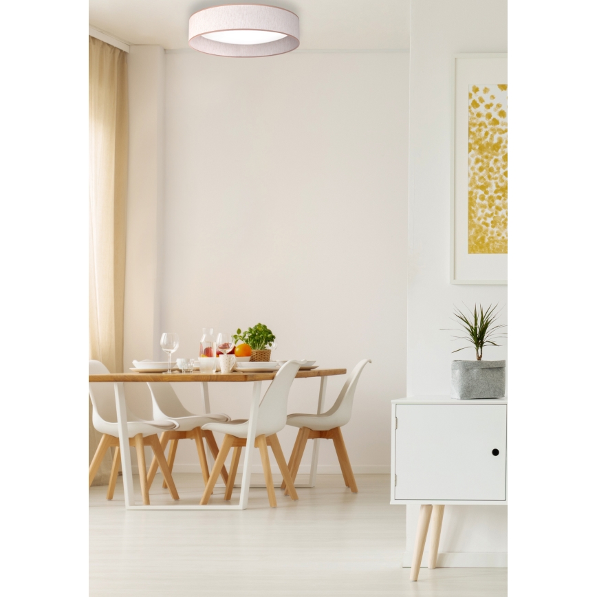 Duolla - LED Laevalgusti ROLLER LED/24W/230V d. 45 cm beež