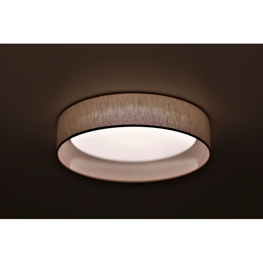 Duolla - LED Laevalgusti ROLLER LED/24W/230V d. 45 cm beež