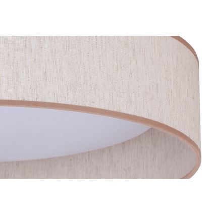 Duolla - LED Laevalgusti ROLLER LED/24W/230V d. 45 cm beež