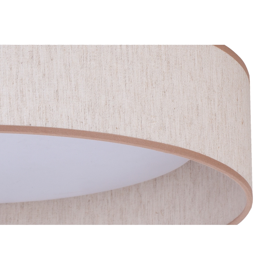 Duolla - LED Laevalgusti ROLLER LED/24W/230V d. 45 cm beež